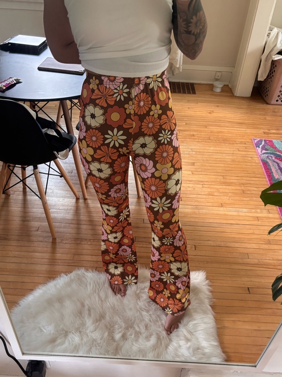 Pants - High Waisted 70s Inspired Flare Pants